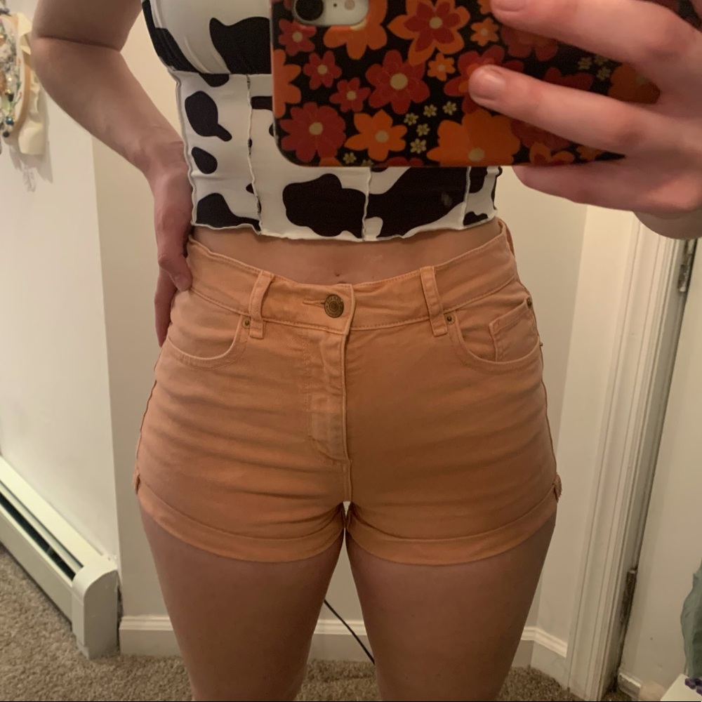 Garage denim shorts